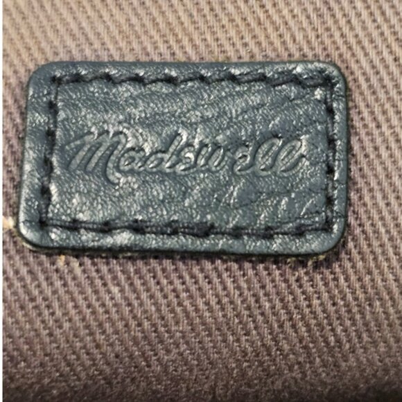 Madewell small Transport tote Black pebbled Leather & brass hardware Minimalist - Picture 7 of 7